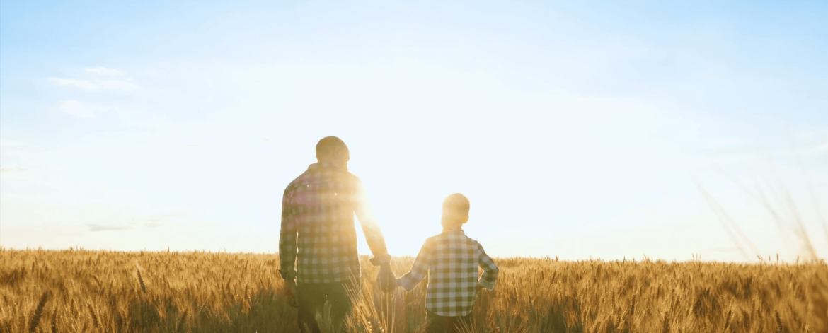 Image vidéo adulte et enfant