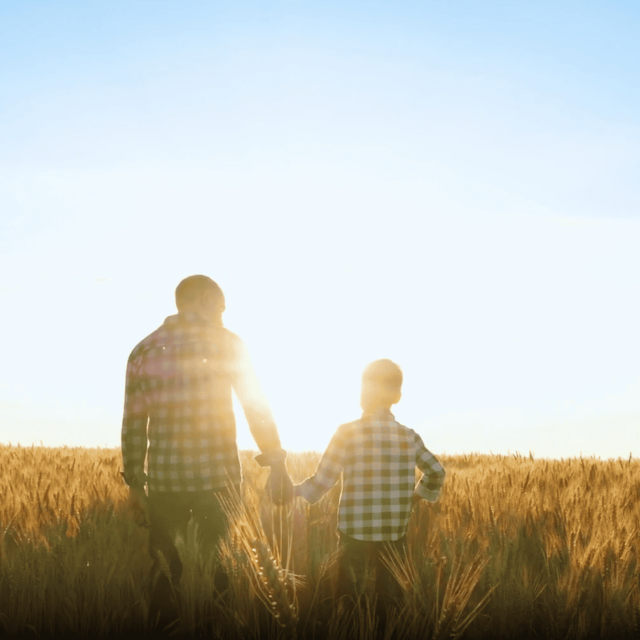 Image vidéo adulte et enfant